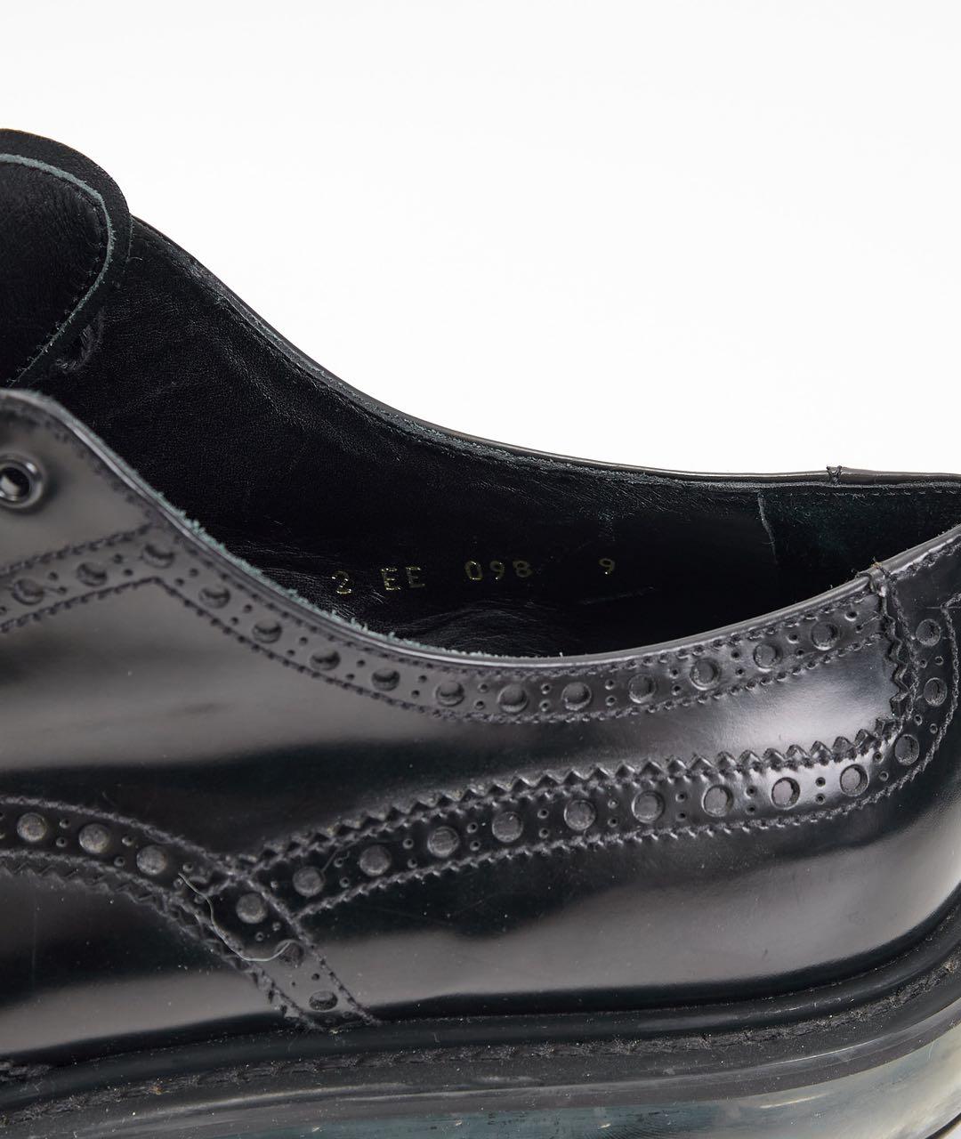 PRADA Черные кожаные лоферы, фото 5