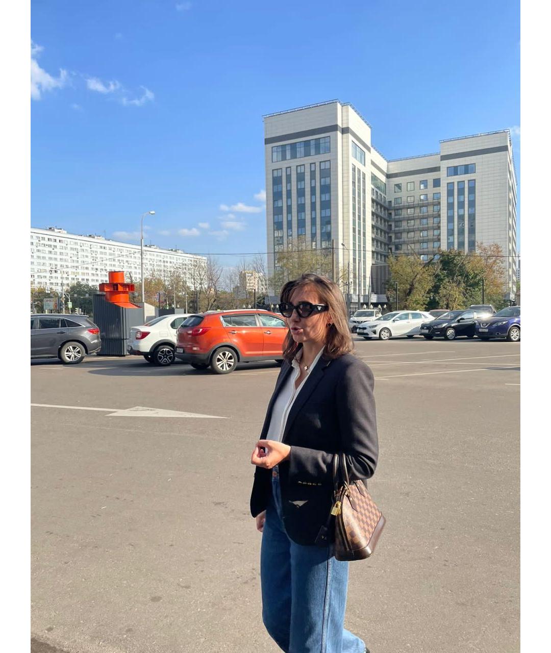 SAINT LAURENT Антрацитовый шерстяной жакет/пиджак, фото 7