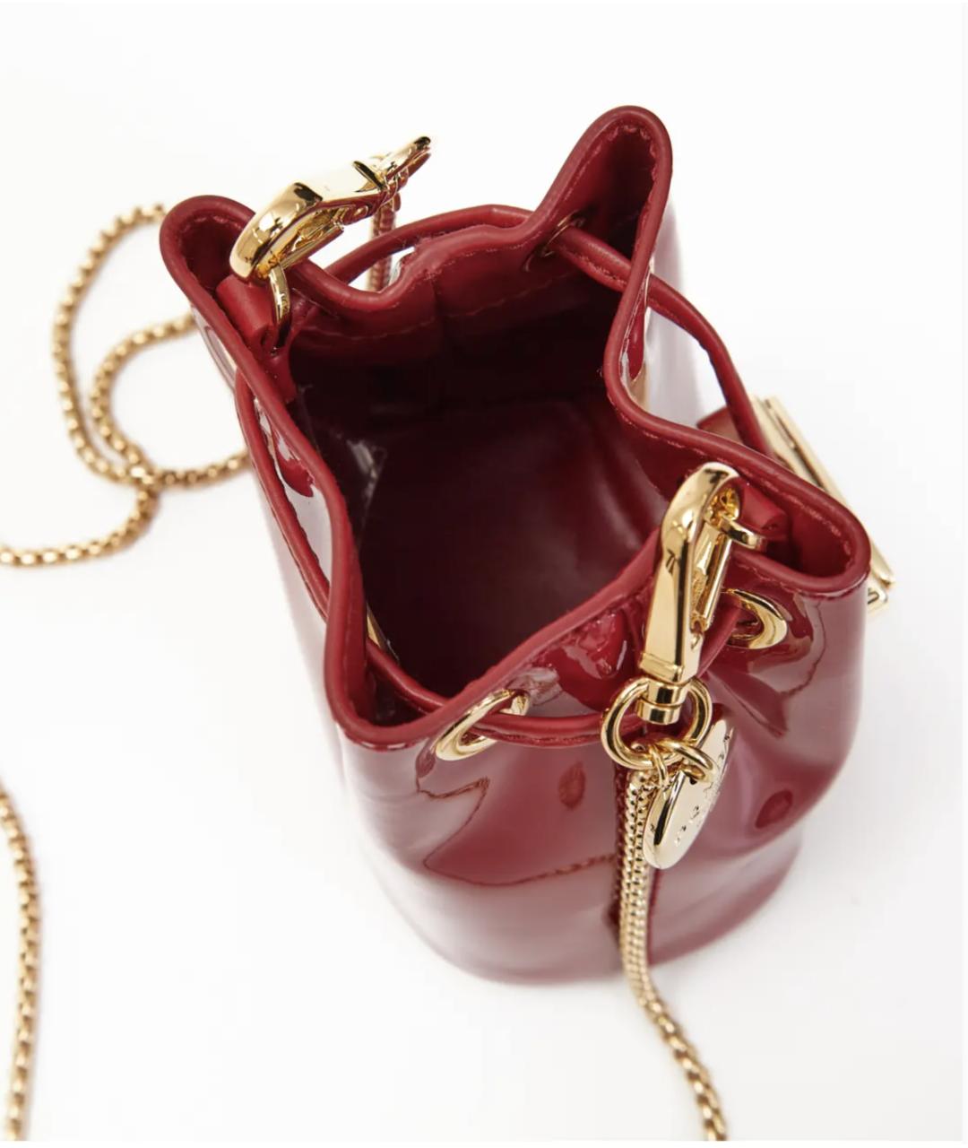 PRADA Красная сумка через плечо из лакированной кожи, фото 2