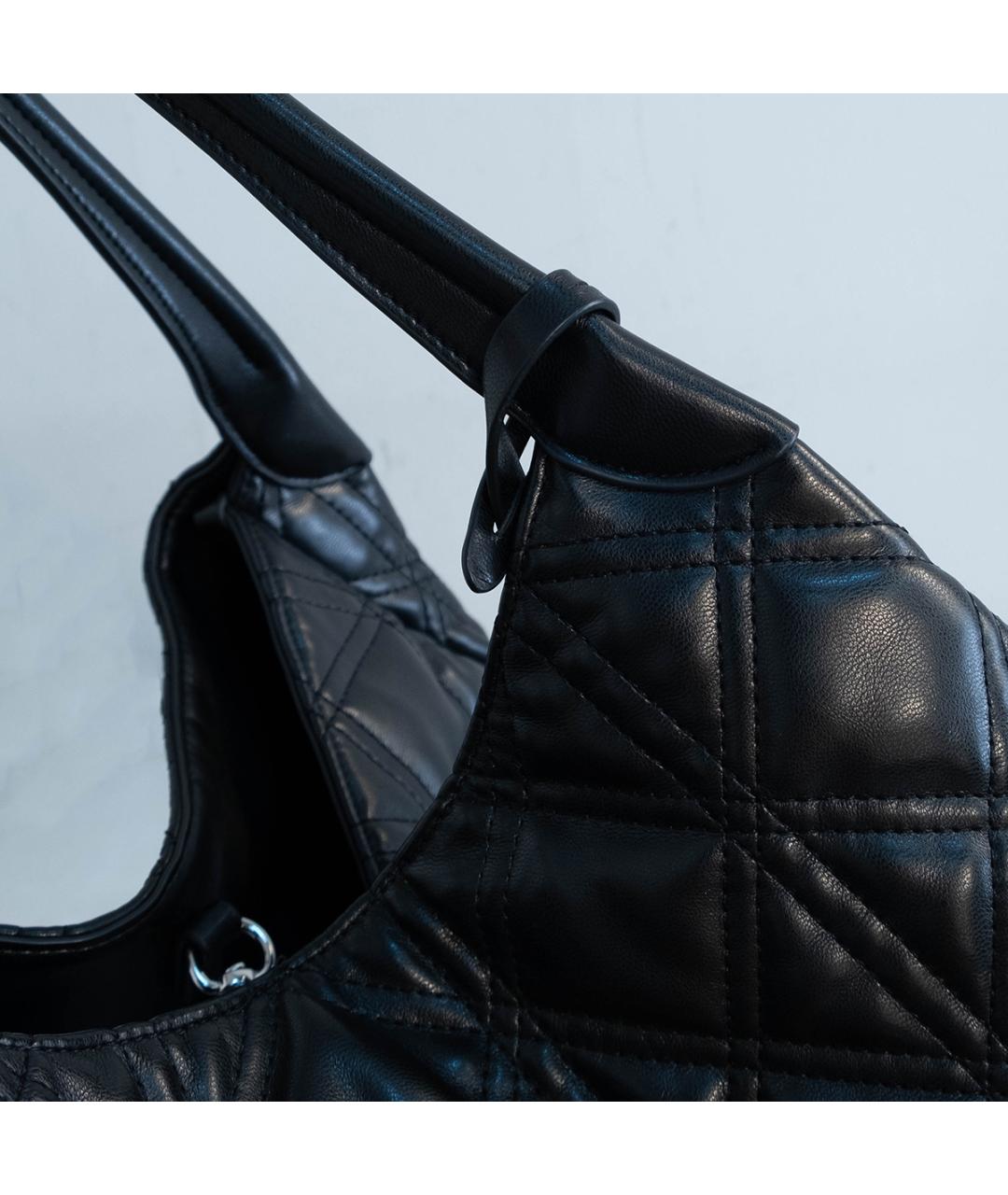 EMPORIO ARMANI Черная сумка тоут, фото 5