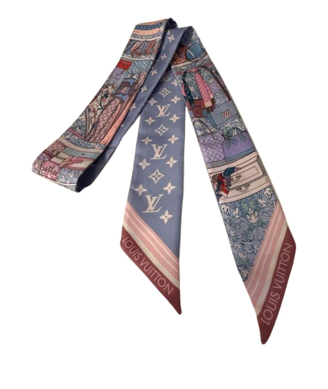 LOUIS VUITTON Голубая повязка на голову, фото 1