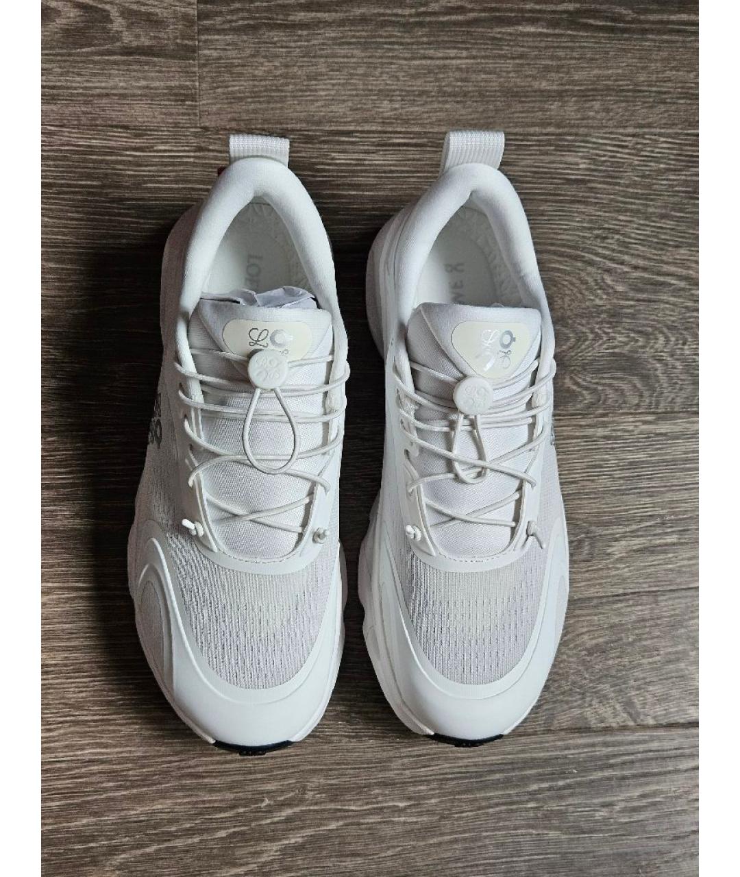 LOEWE Белые синтетические кроссовки, фото 2