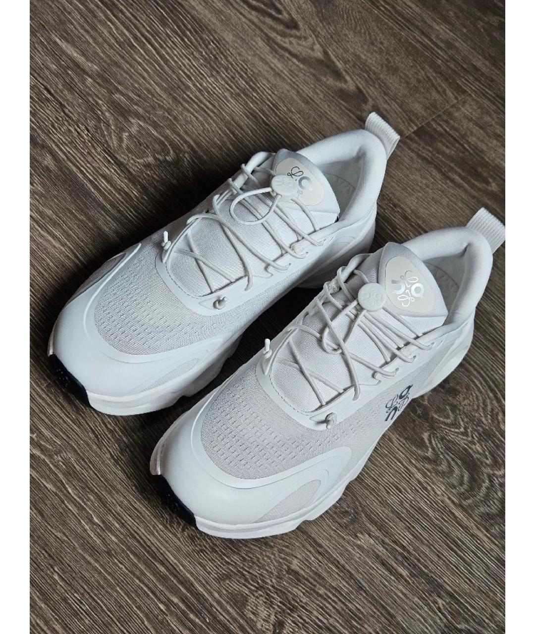 LOEWE Белые синтетические кроссовки, фото 6