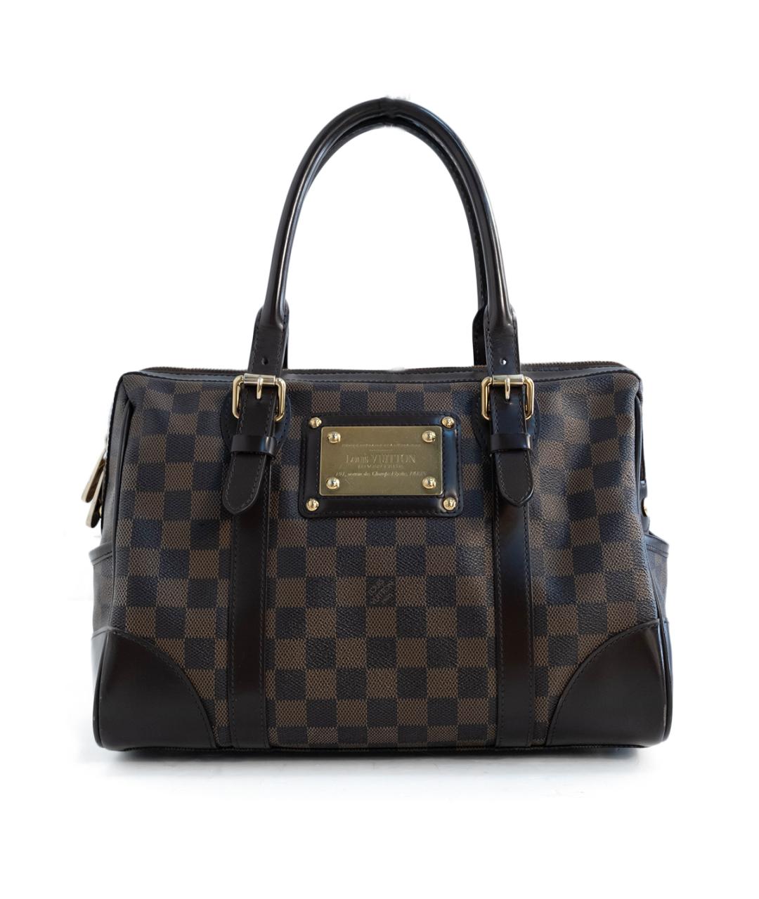 LOUIS VUITTON Коричневая сумка с короткими ручками, фото 1