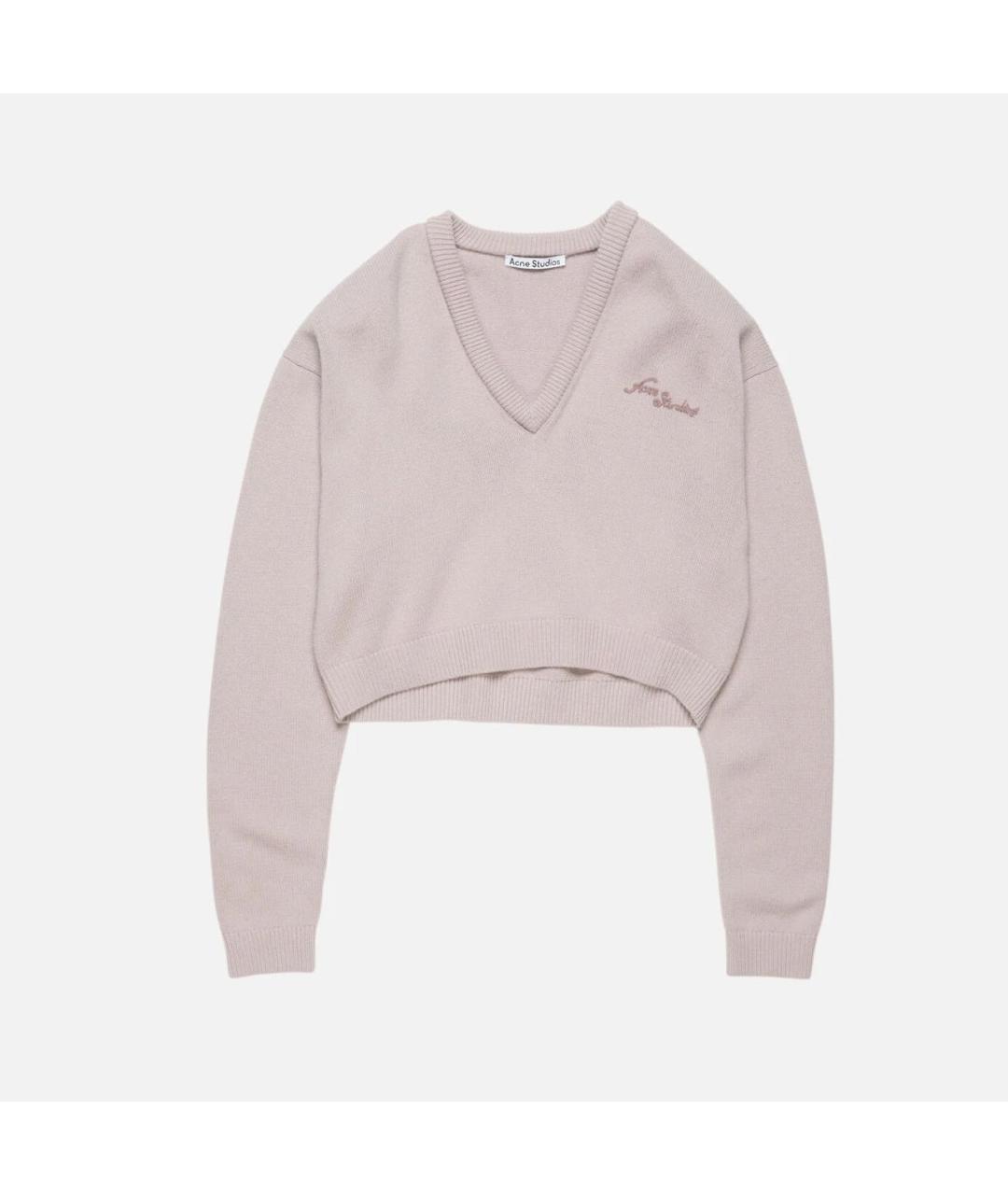 ACNE STUDIOS Розовый шерстяной джемпер / свитер, фото 6