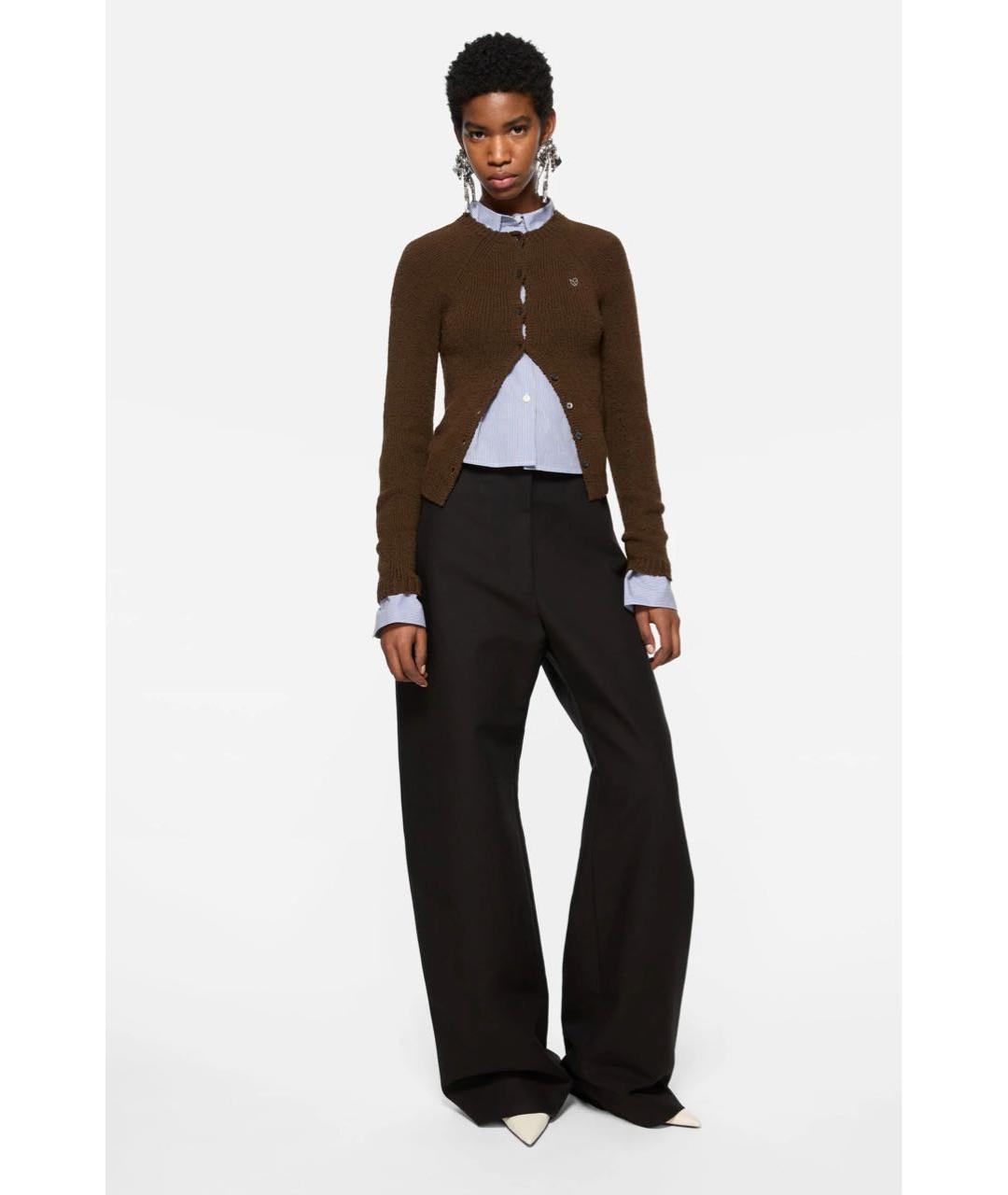 ACNE STUDIOS Коричневый кардиган, фото 4