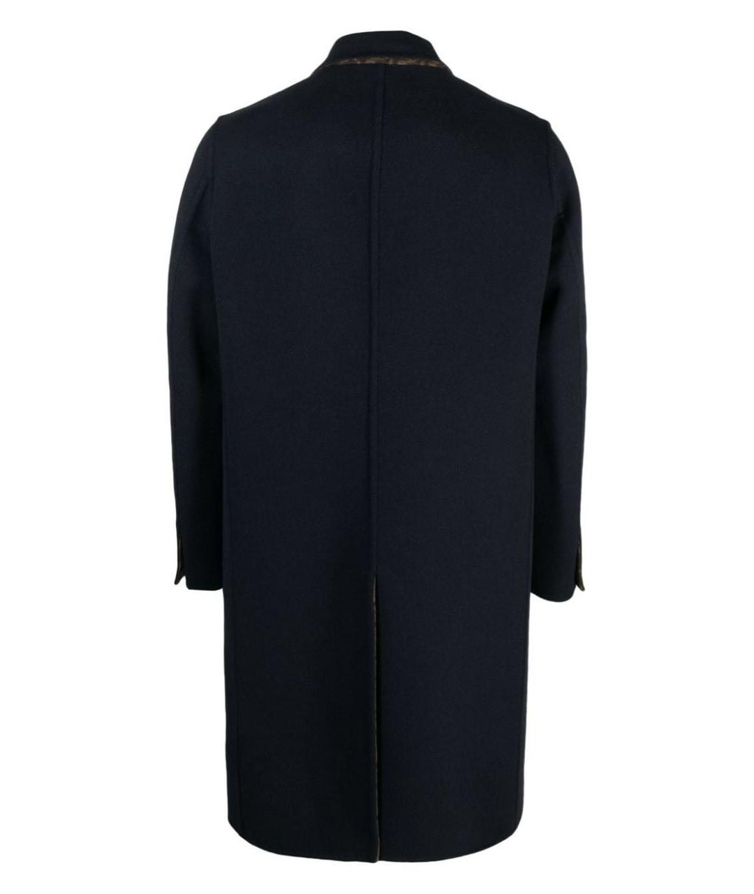 FENDI Черное шерстяное пальто, фото 2