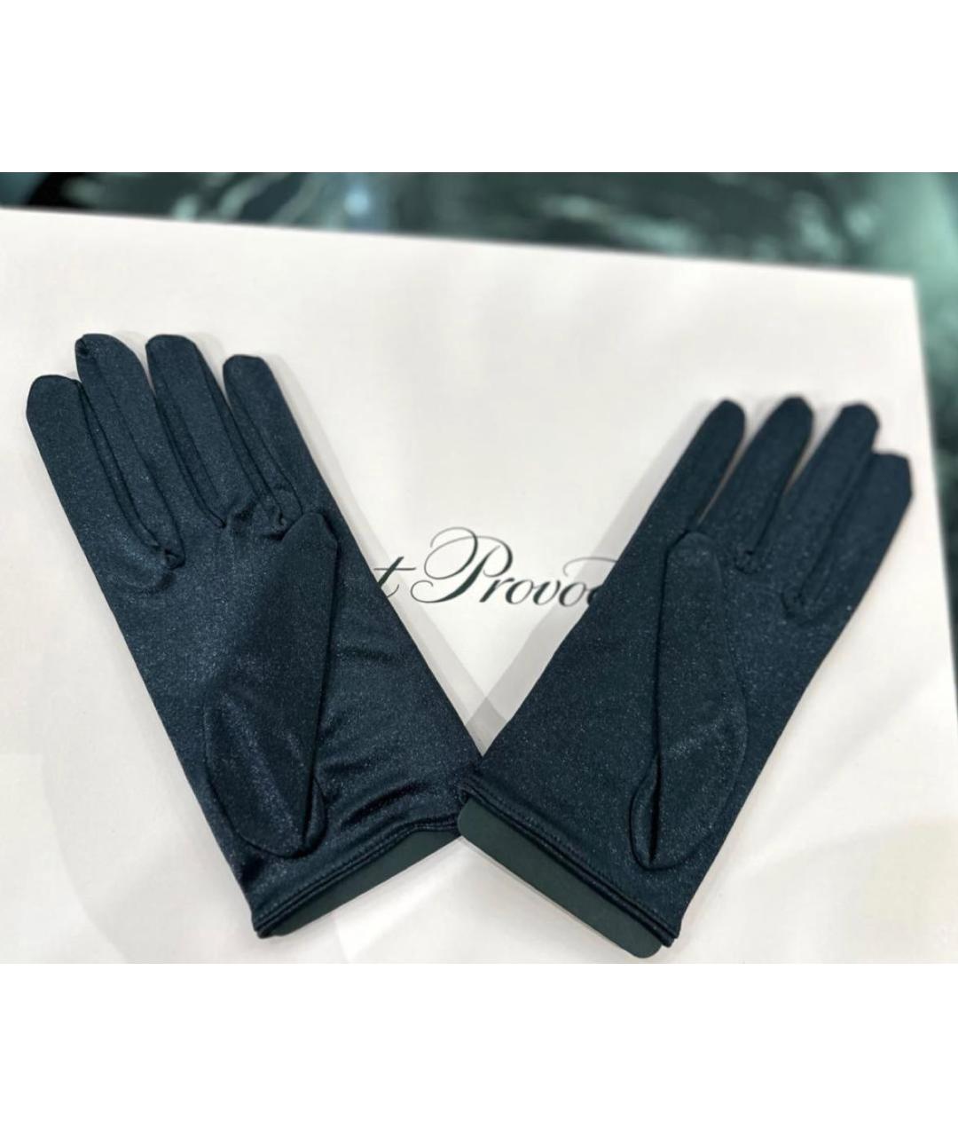 AGENT PROVOCATEUR Черные шерстяные перчатки, фото 4