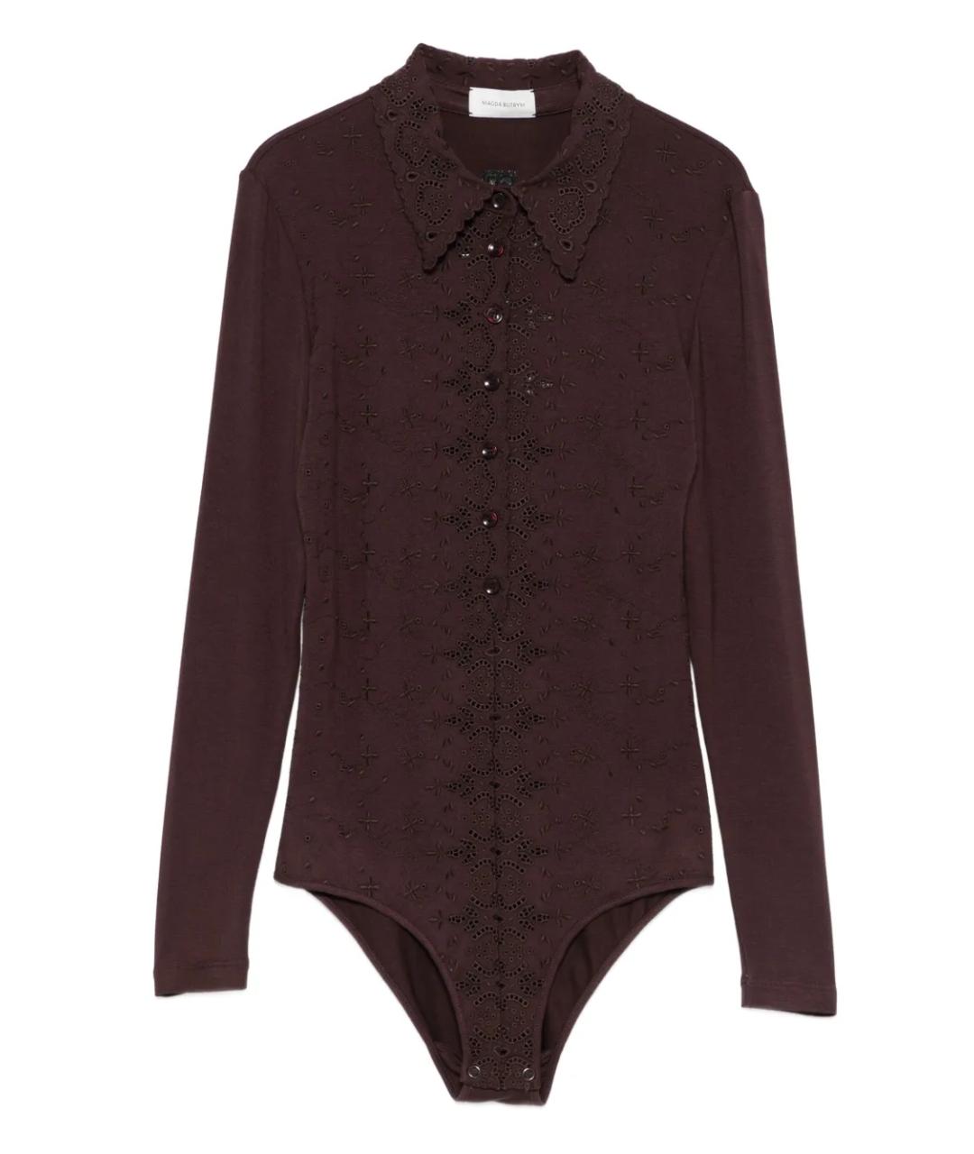 MAGDA BUTRYM Бордовое боди, фото 1