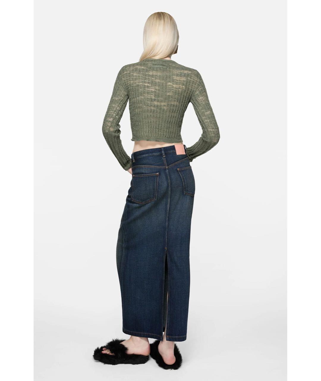 ACNE STUDIOS Хаки кардиган, фото 4