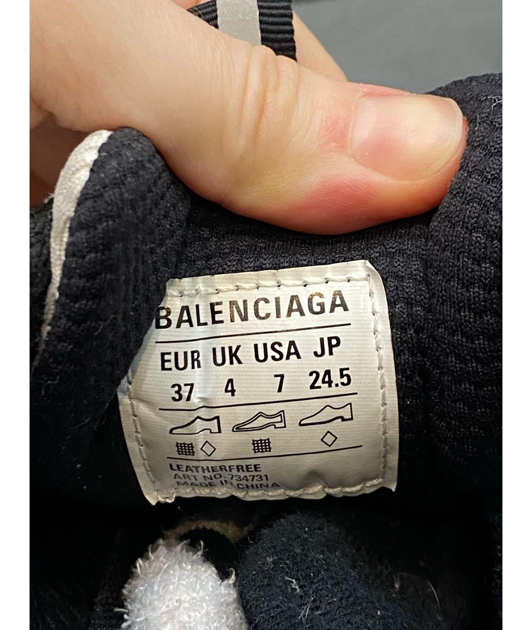 BALENCIAGA Мульти текстильные кроссовки, фото 5