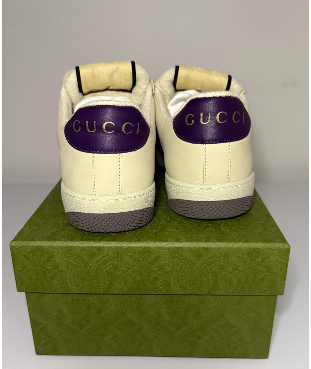 GUCCI Мульти текстильные кроссовки, фото 4