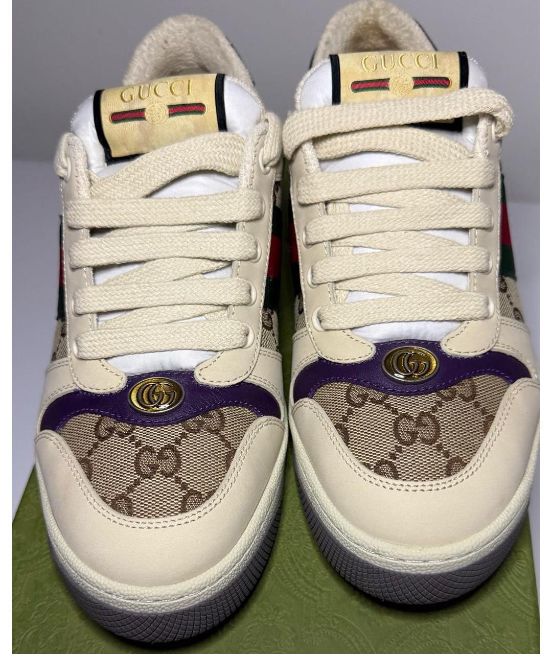 GUCCI Мульти текстильные кроссовки, фото 2