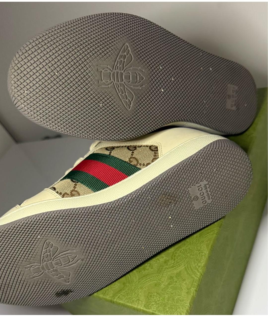 GUCCI Мульти текстильные кроссовки, фото 8