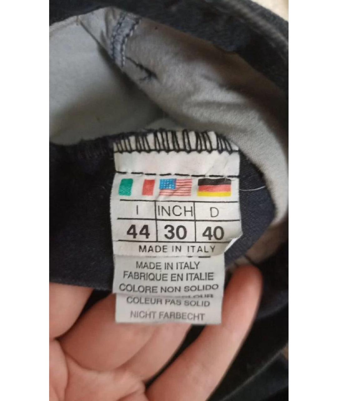 FENDI Черная деним юбка мини, фото 5