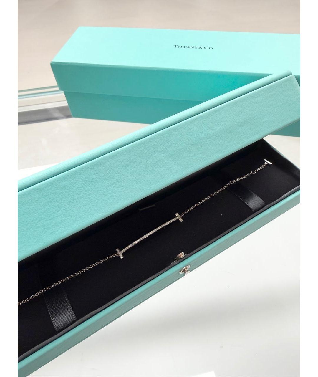 TIFFANY&CO Серебрянный браслет из белого золота, фото 2