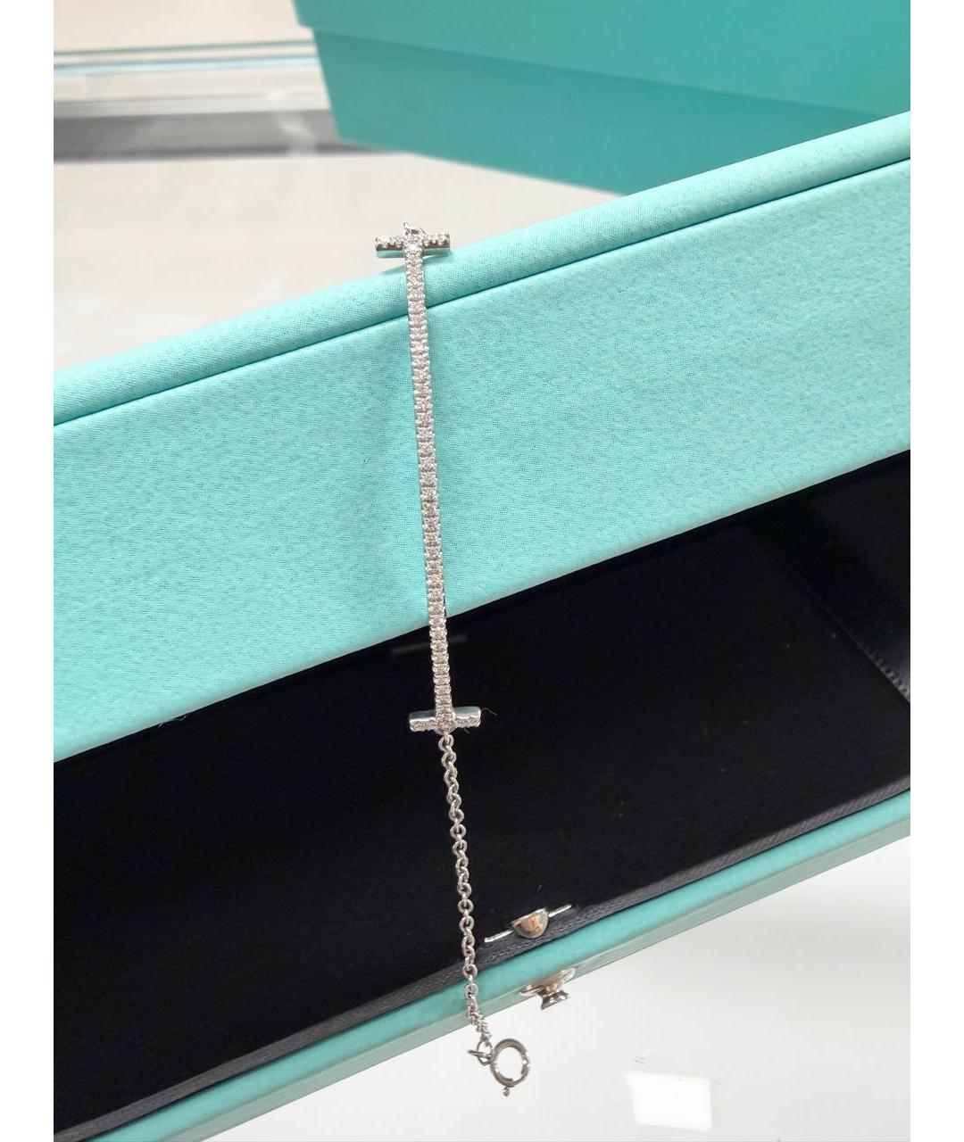 TIFFANY&CO Серебрянный браслет из белого золота, фото 4
