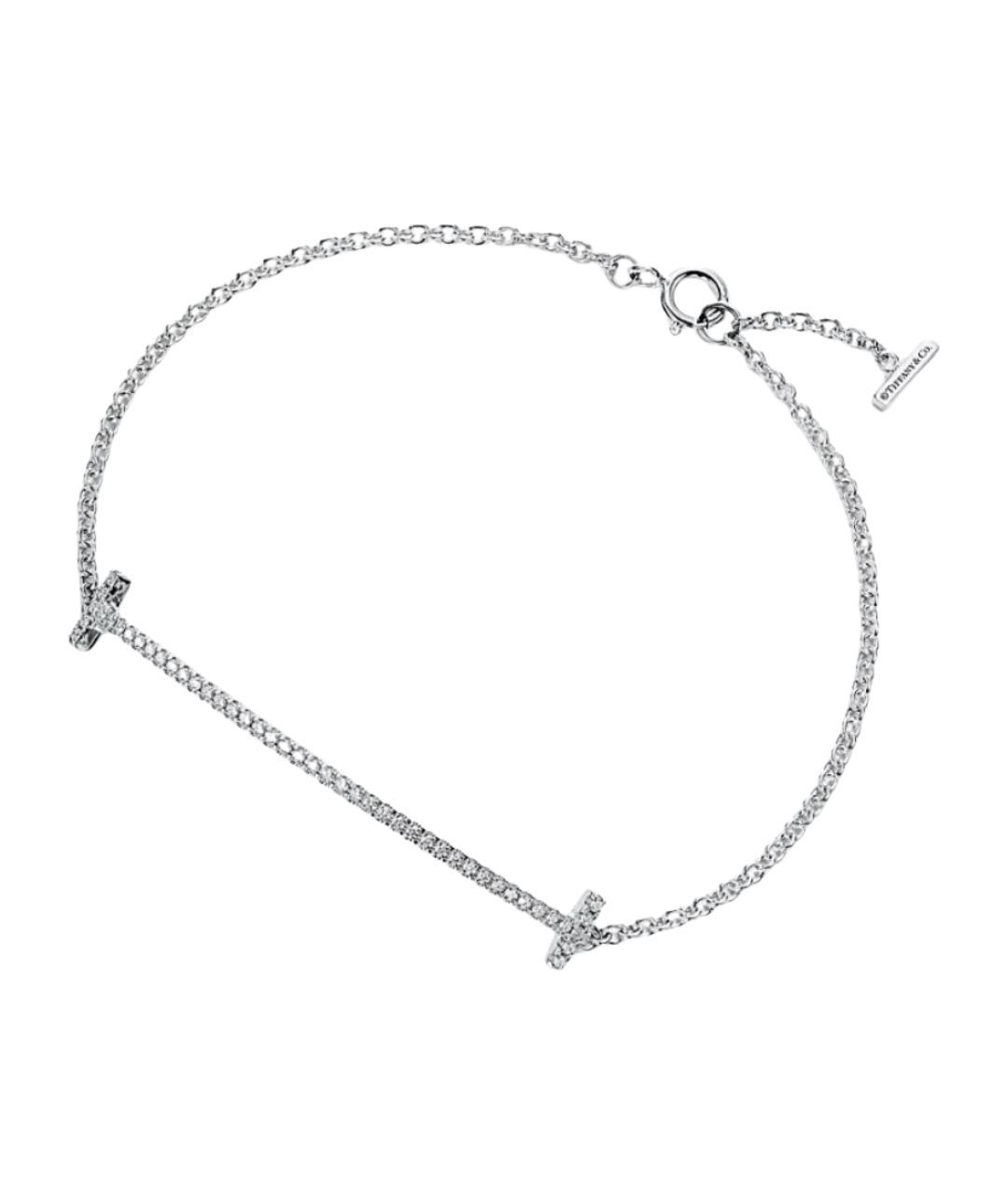 TIFFANY&CO Серебрянный браслет из белого золота, фото 1