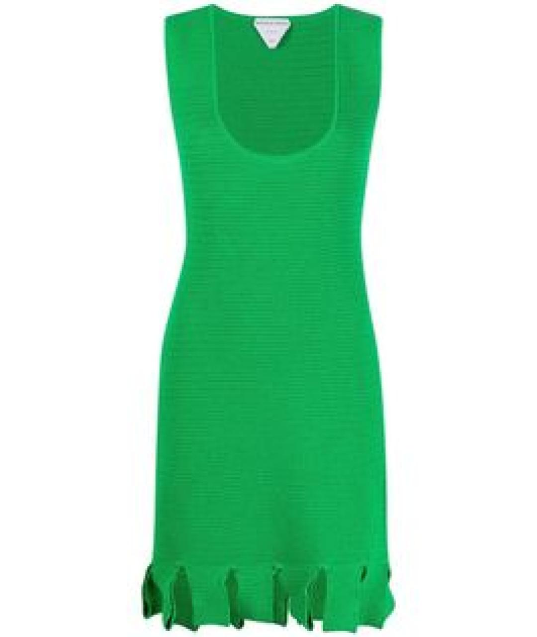BOTTEGA VENETA Зеленые повседневное платье, фото 1
