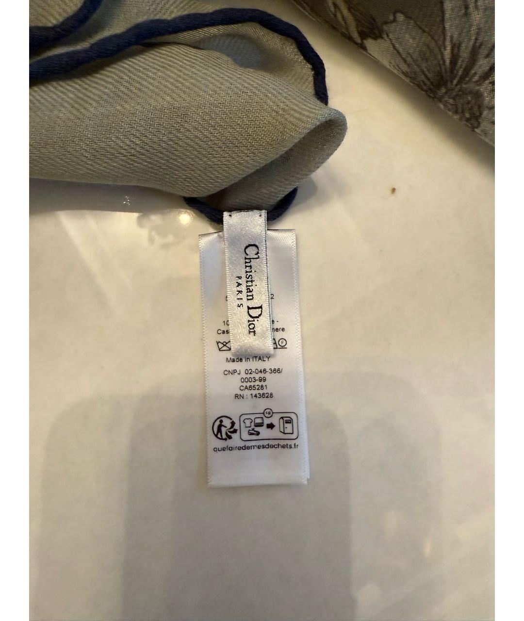 CHRISTIAN DIOR Мульти кашемировый платок, фото 3