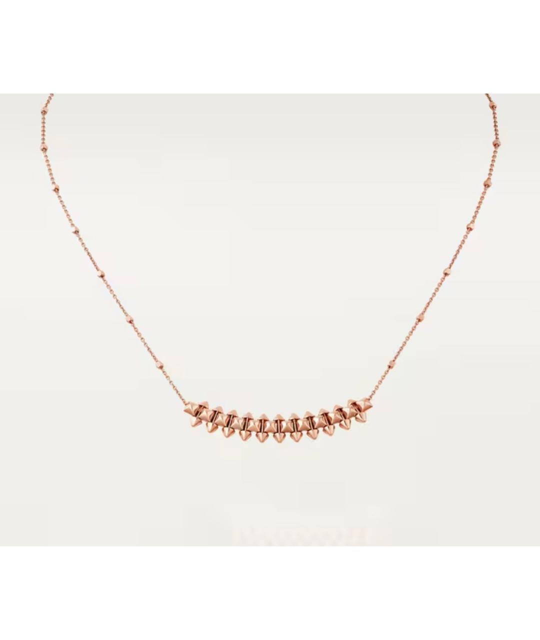 CARTIER Розовое колье из розового золота, фото 4