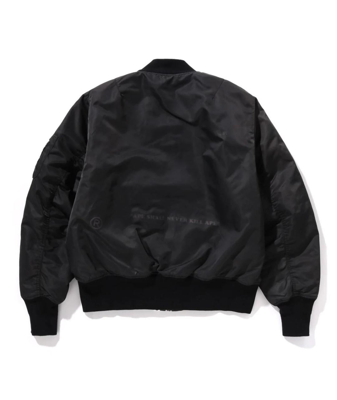 BAPE Черная синтетическая куртка, фото 4