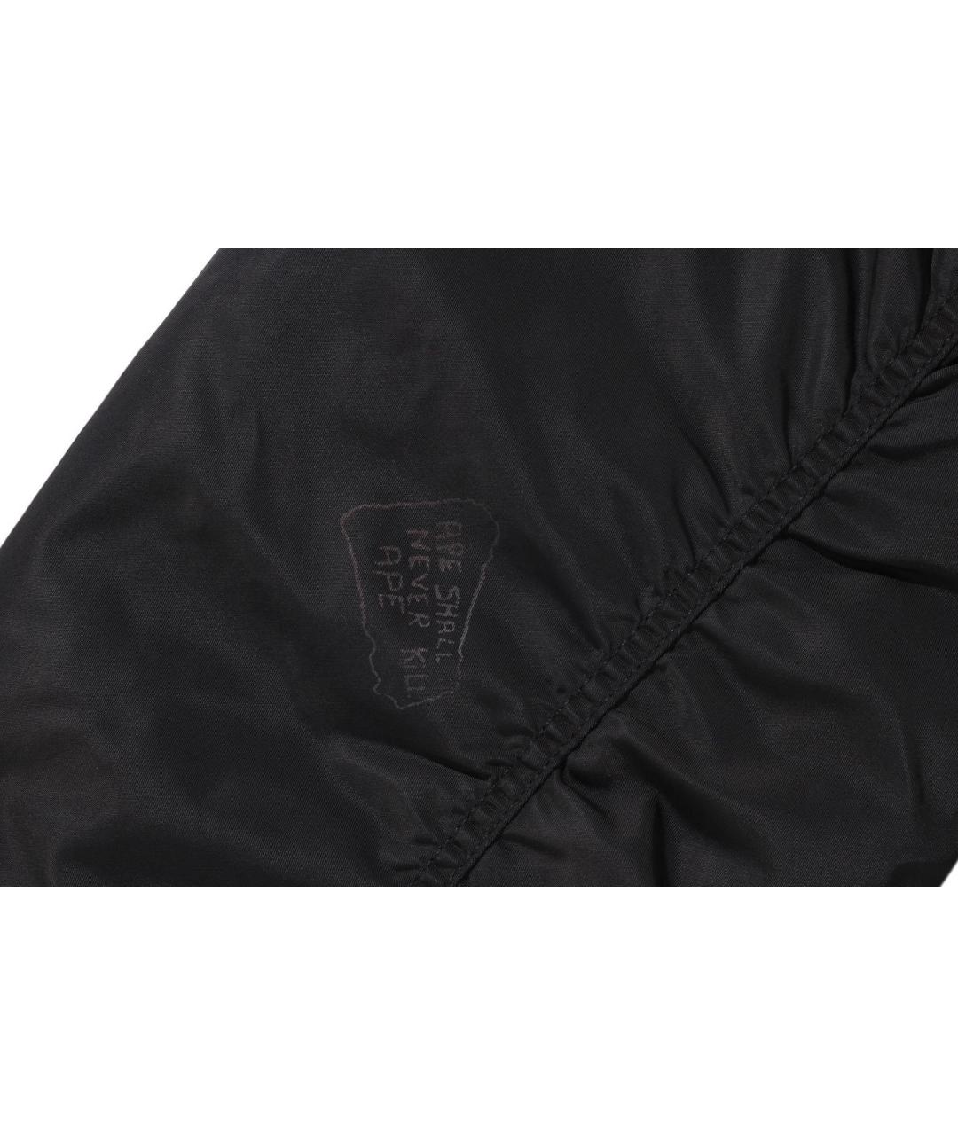 BAPE Черная синтетическая куртка, фото 7