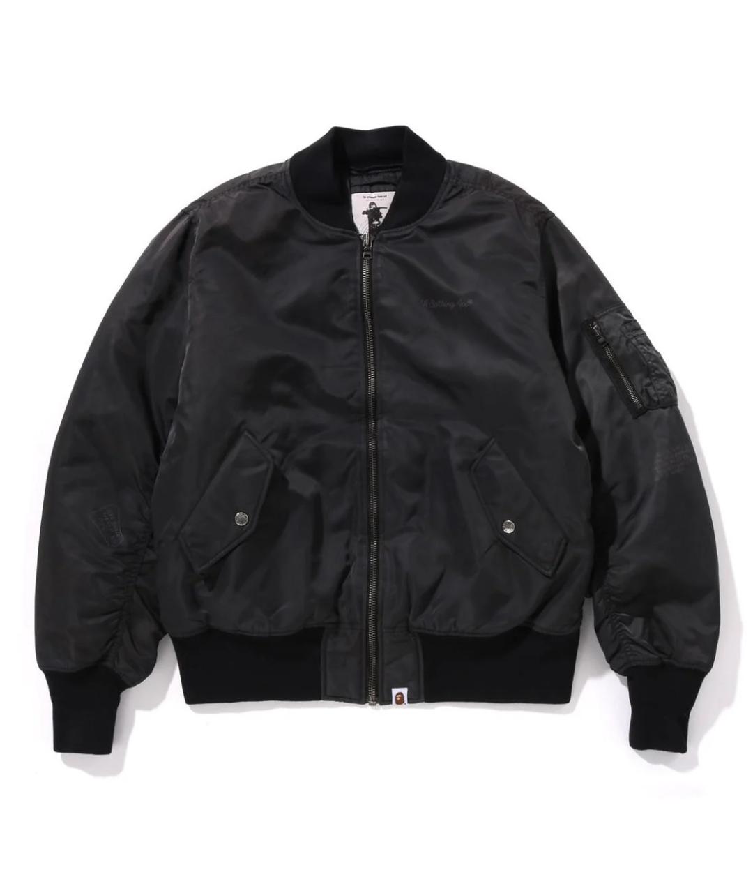 BAPE Черная синтетическая куртка, фото 10