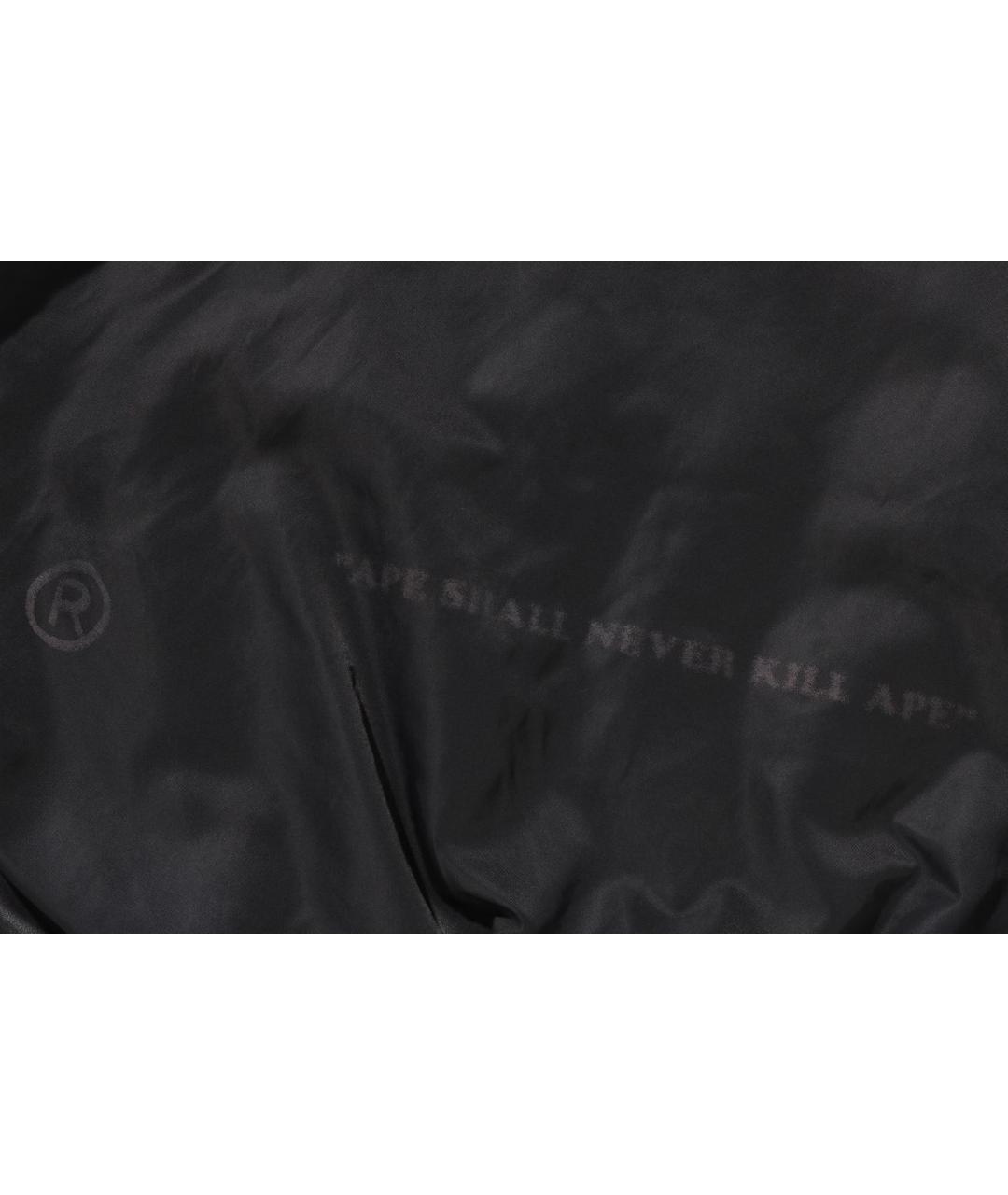 BAPE Черная синтетическая куртка, фото 8