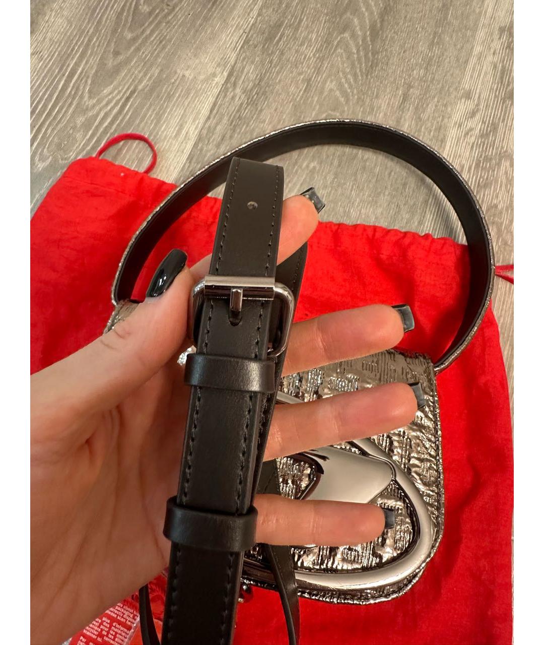 DIESEL Коричневая кожаная сумка через плечо, фото 8