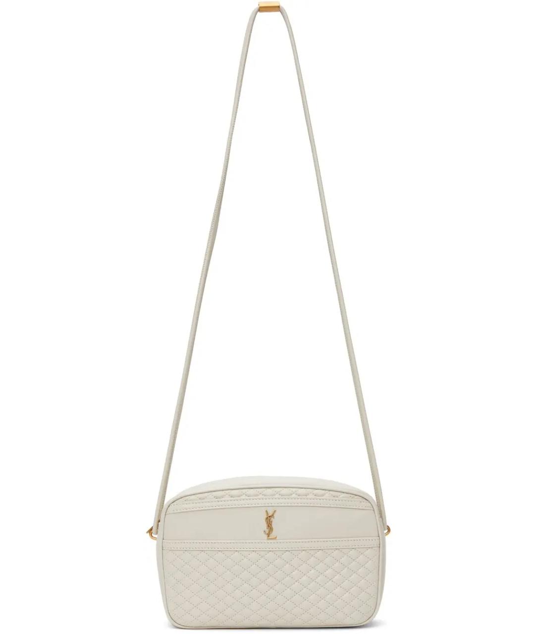 SAINT LAURENT Белая сумка через плечо, фото 1