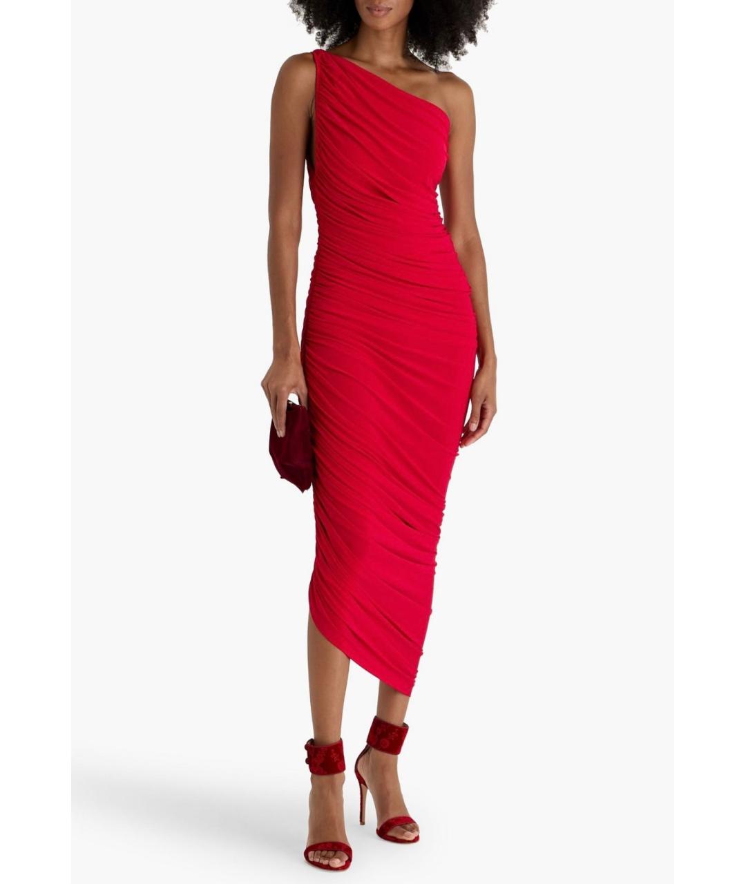 NORMA KAMALI Красное коктейльное платье, фото 2