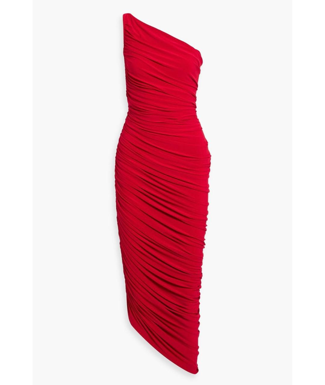 NORMA KAMALI Красное коктейльное платье, фото 4