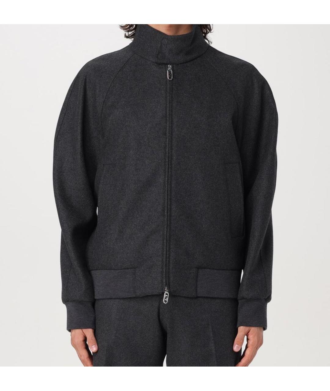 FENDI Серая куртка, фото 3