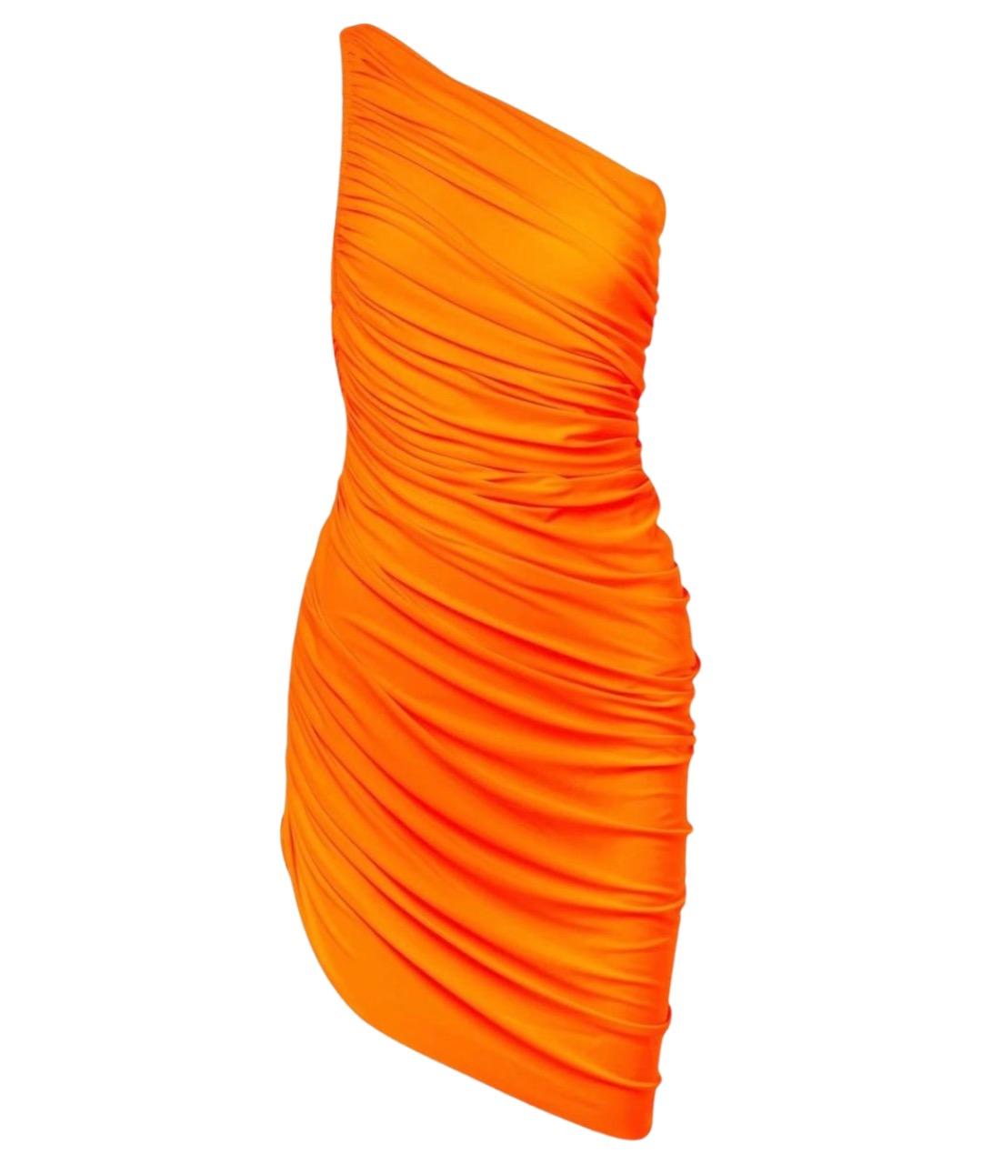 NORMA KAMALI Оранжевое коктейльное платье, фото 1