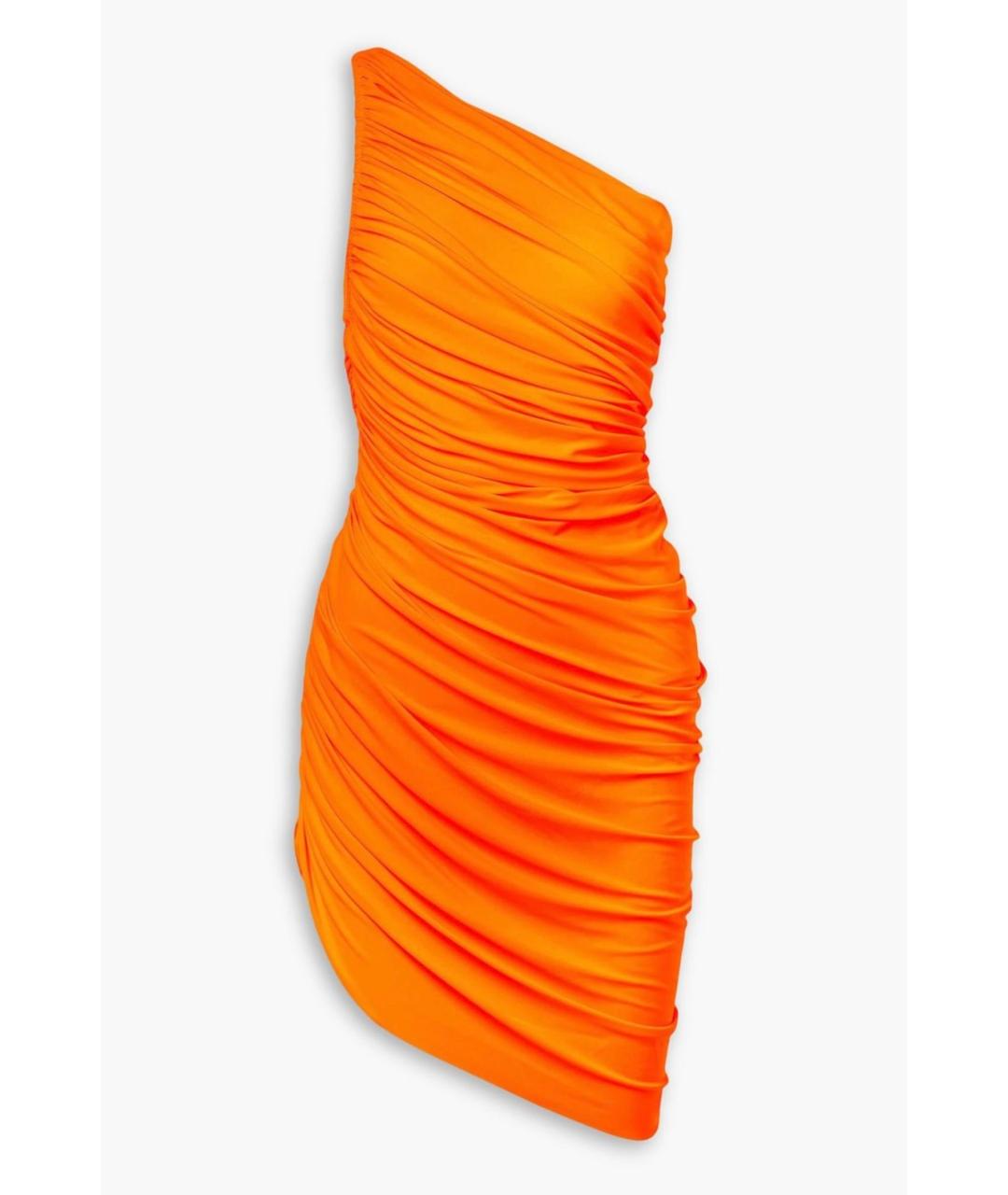 NORMA KAMALI Оранжевое коктейльное платье, фото 4