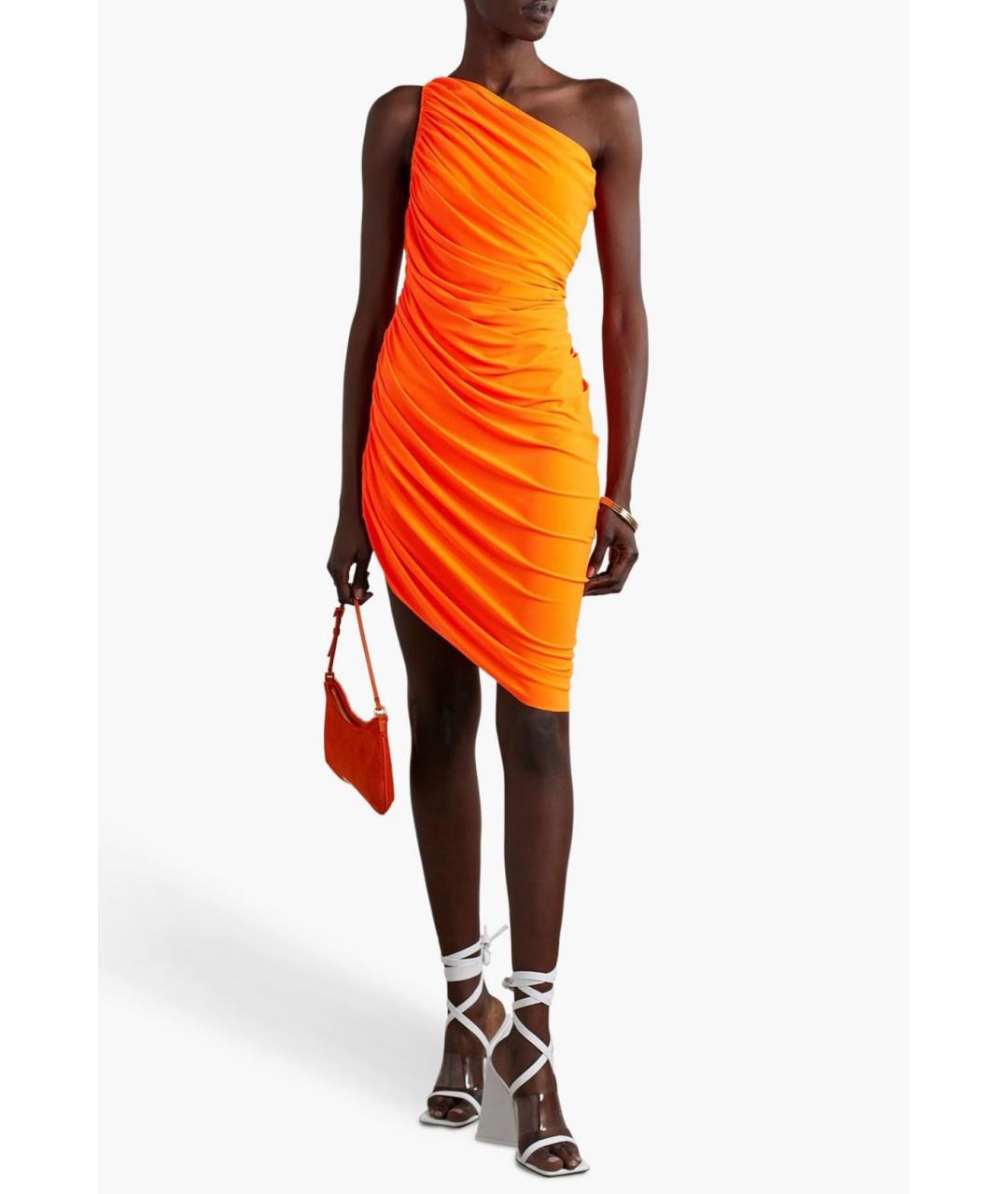 NORMA KAMALI Оранжевое коктейльное платье, фото 2
