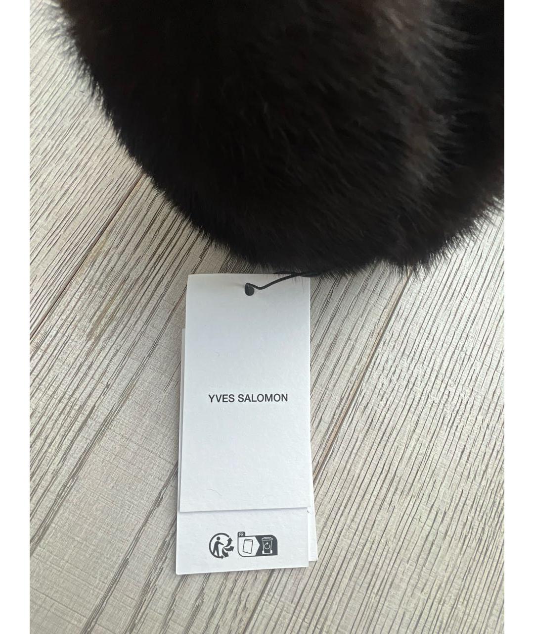 YVES SALOMON Коричневые наушники, фото 3