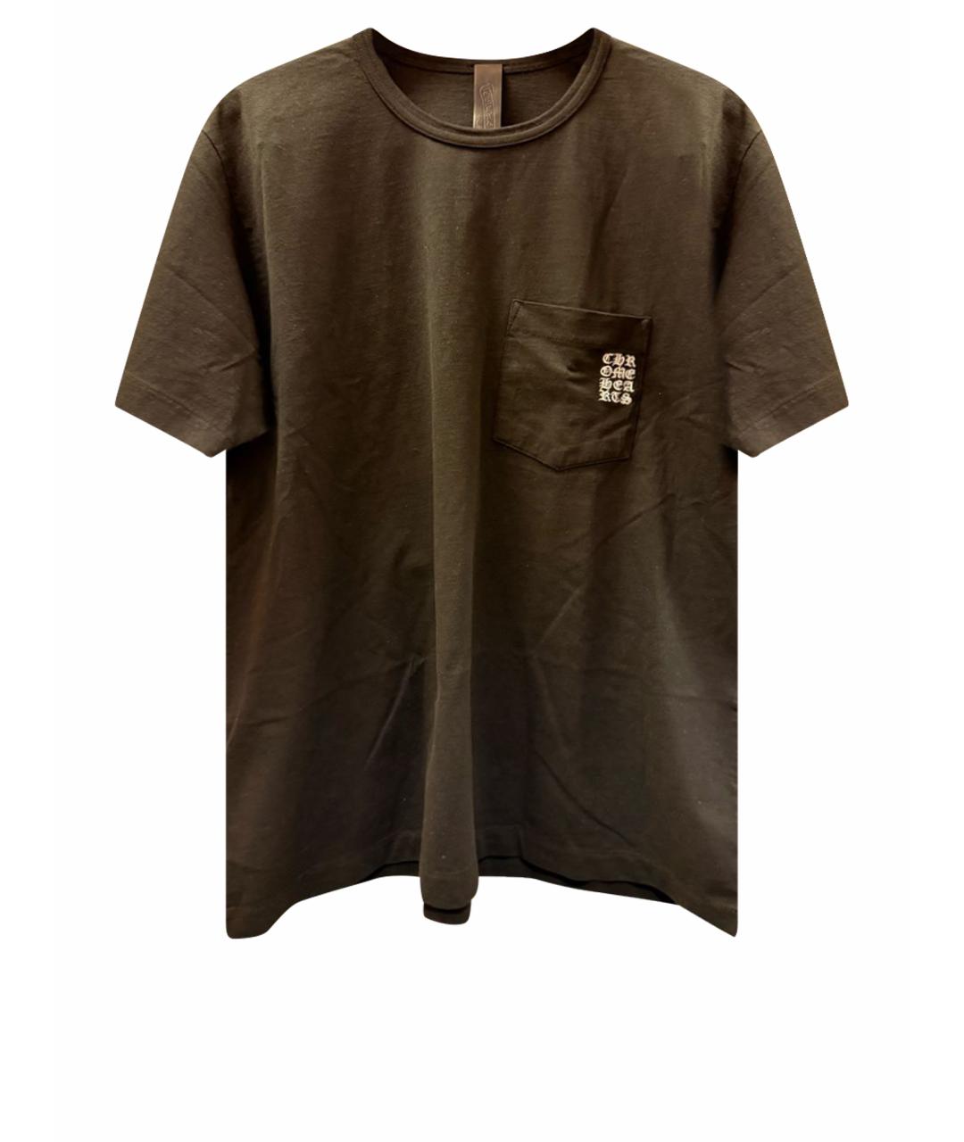 CHROME HEARTS Черная хлопковая футболка, фото 1