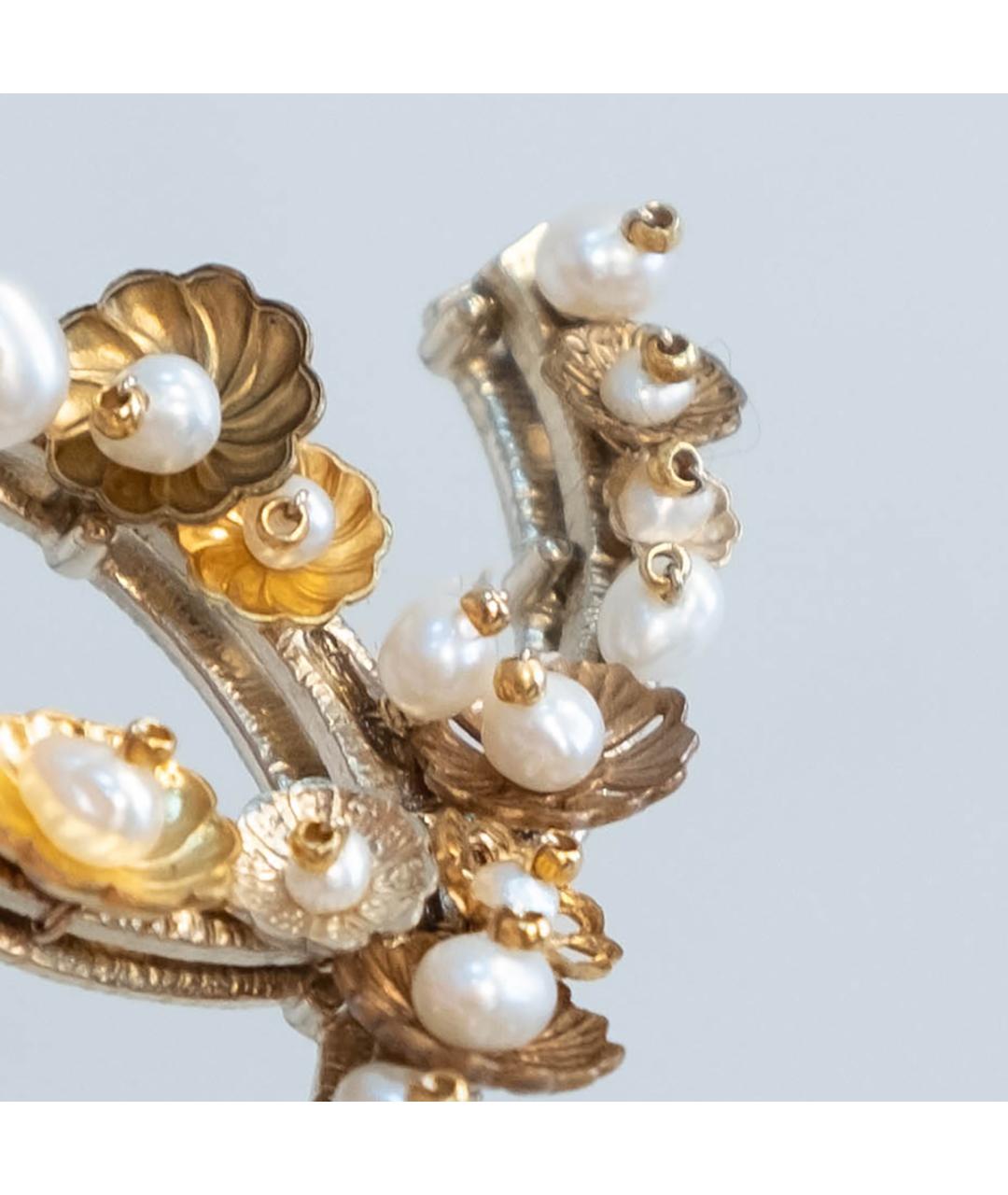 CHANEL Золотая металлическая булавка / брошь, фото 4