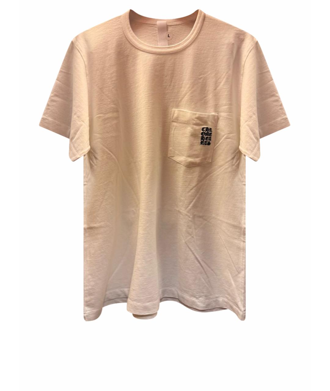 CHROME HEARTS Белая хлопковая футболка, фото 1