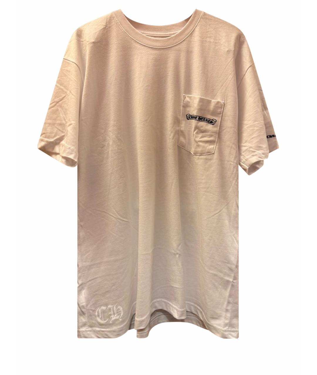 CHROME HEARTS Белая хлопковая футболка, фото 1