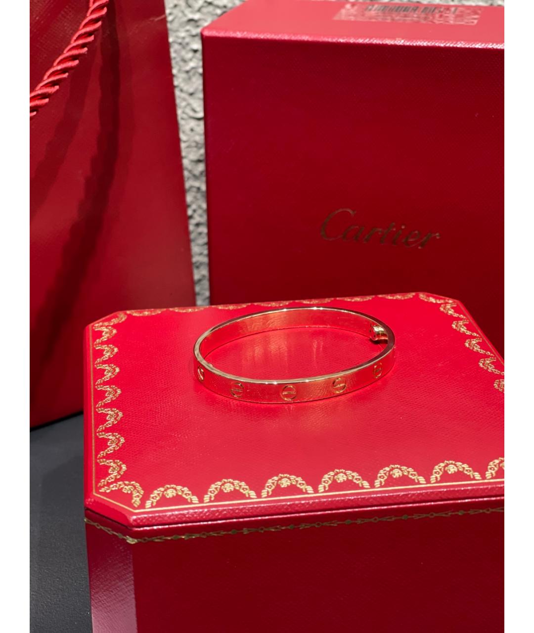 CARTIER Золотой браслет из розового золота, фото 9