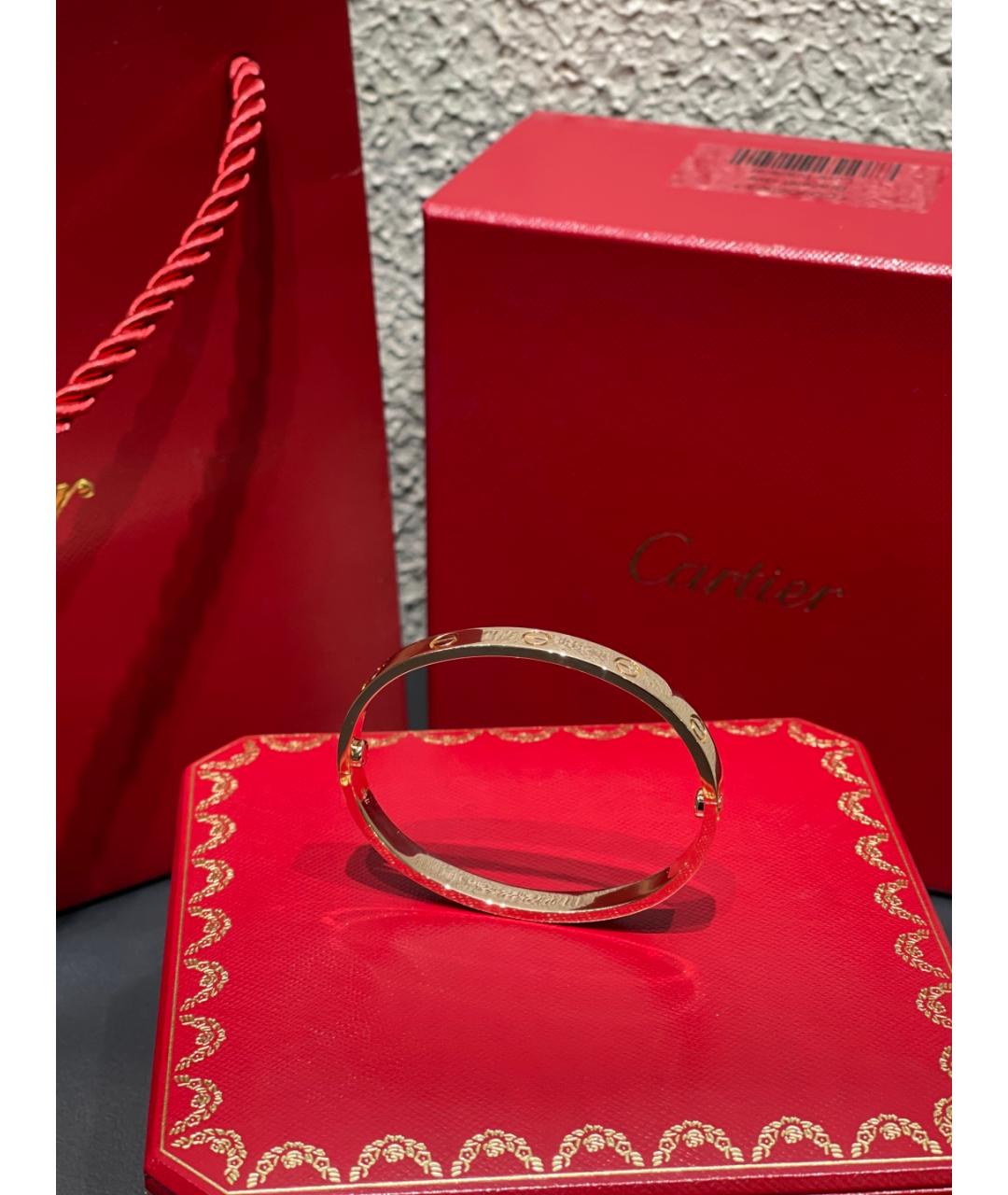 CARTIER Золотой браслет из розового золота, фото 8