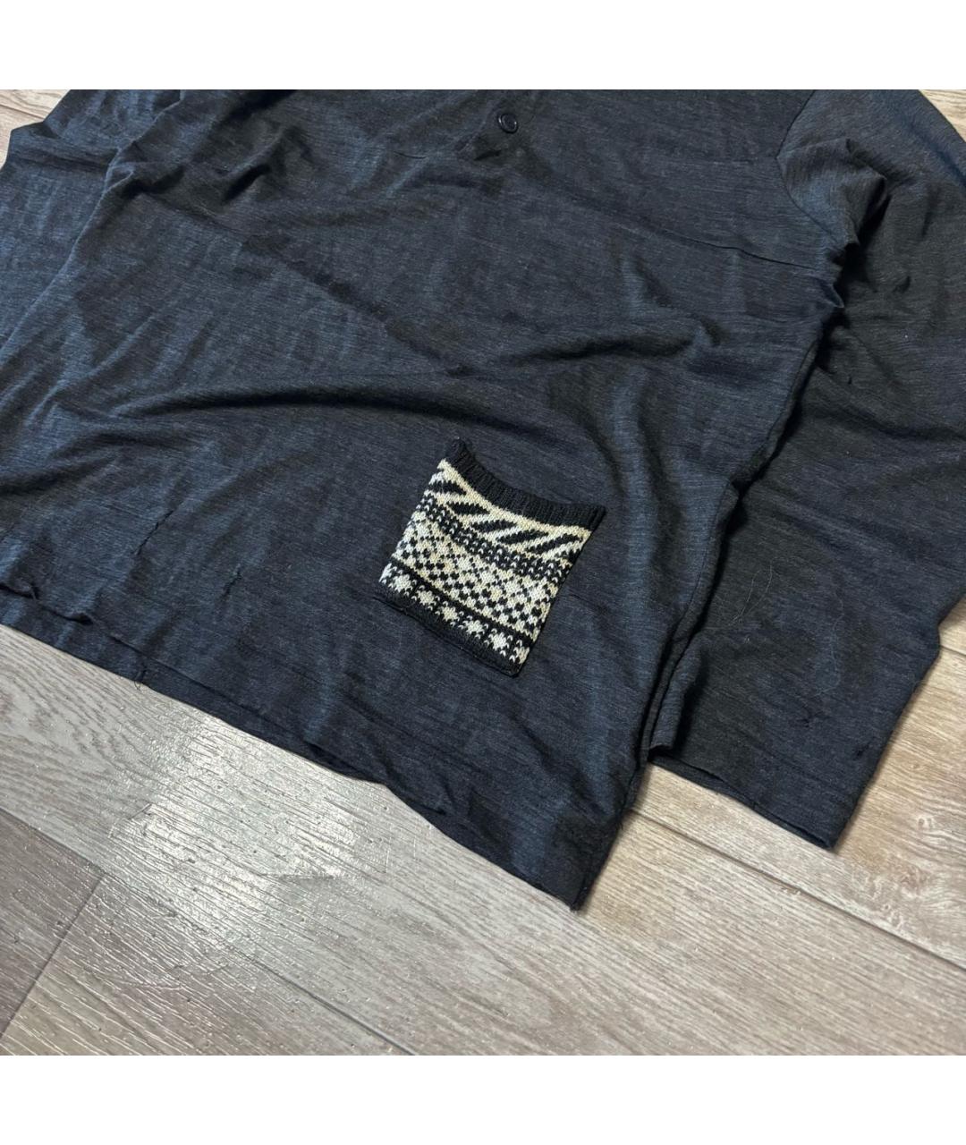 Y-3 Черный шерстяной джемпер / свитер, фото 3