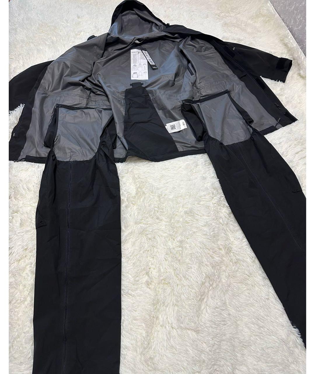 STONE ISLAND Черный полиэстеровый комбинезон, фото 6