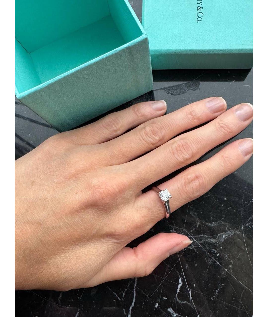 TIFFANY&CO Белое кольцо из белого золота, фото 2