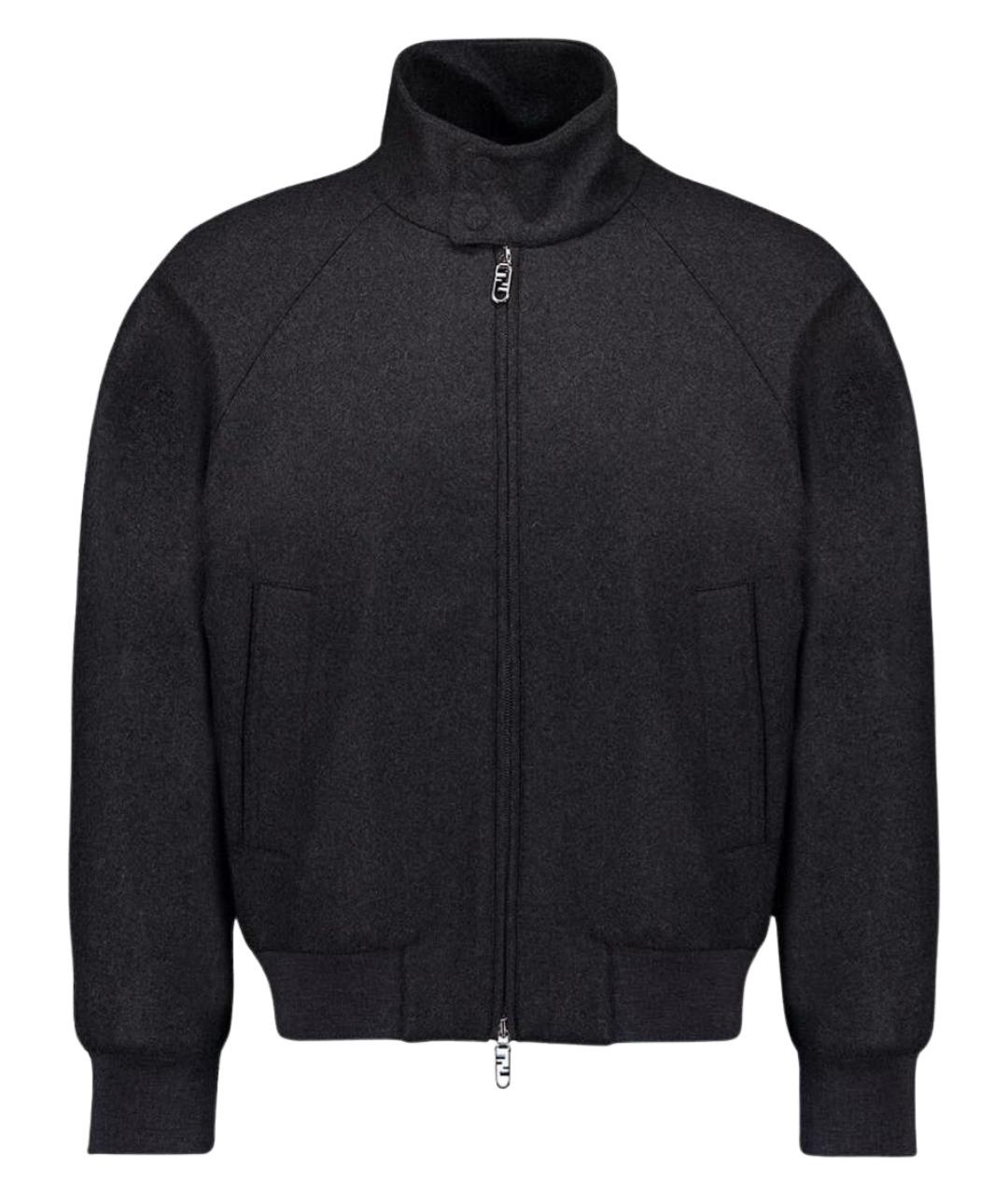 FENDI Серая кашемировая куртка, фото 1