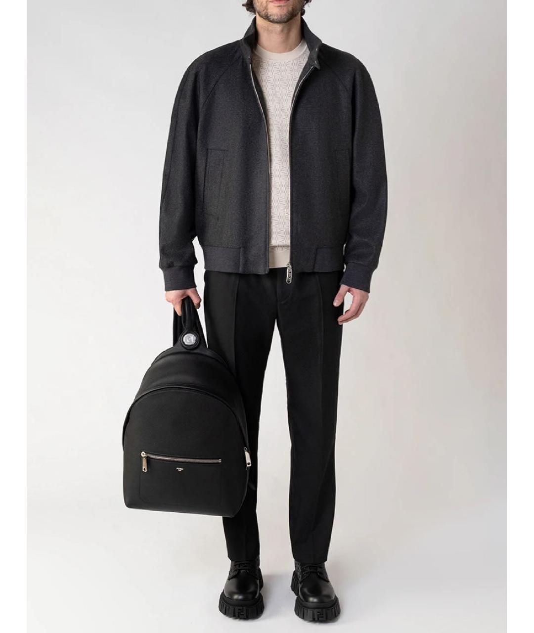 FENDI Серая кашемировая куртка, фото 6