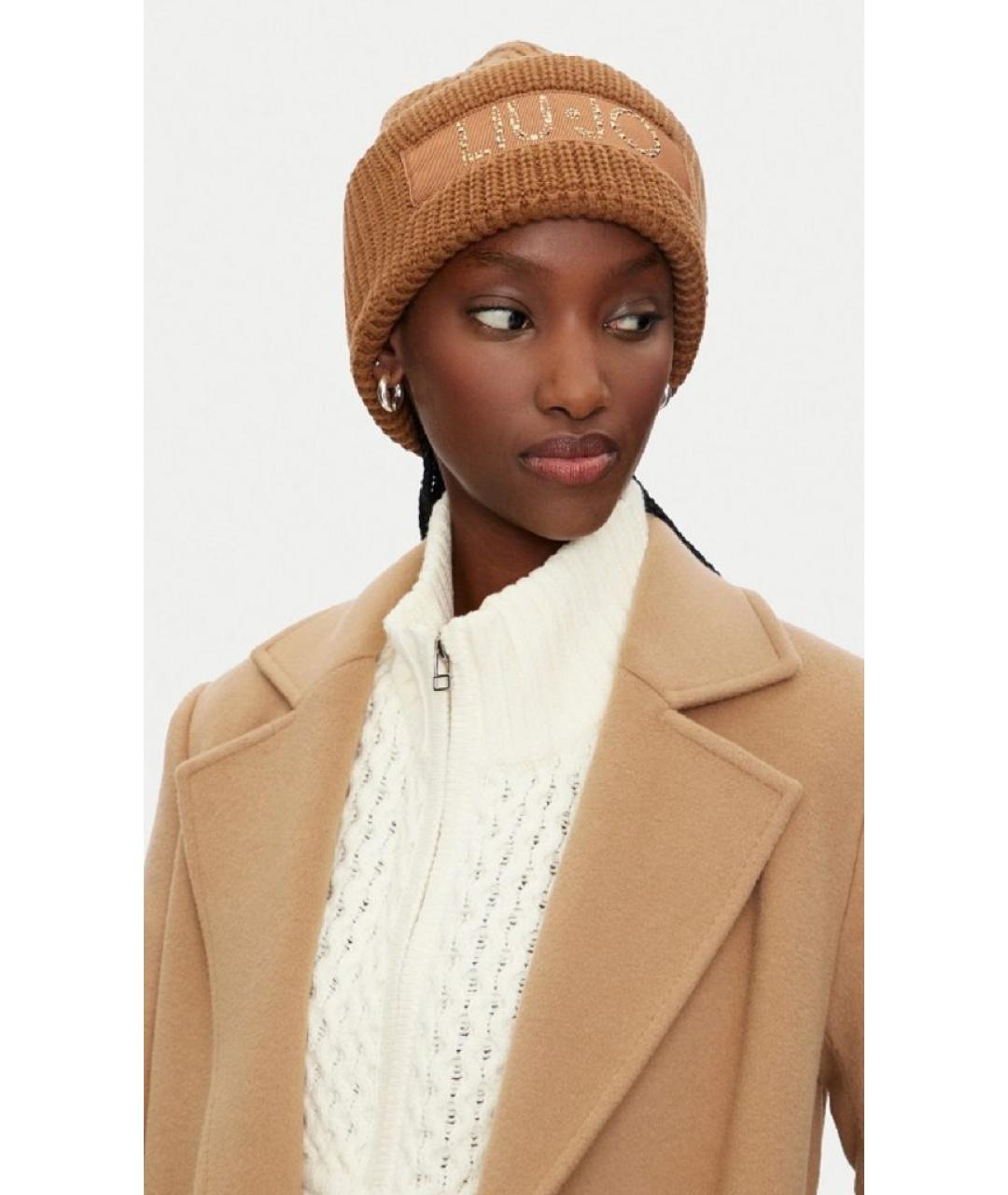 LIU JO Коричневая шапка, фото 3